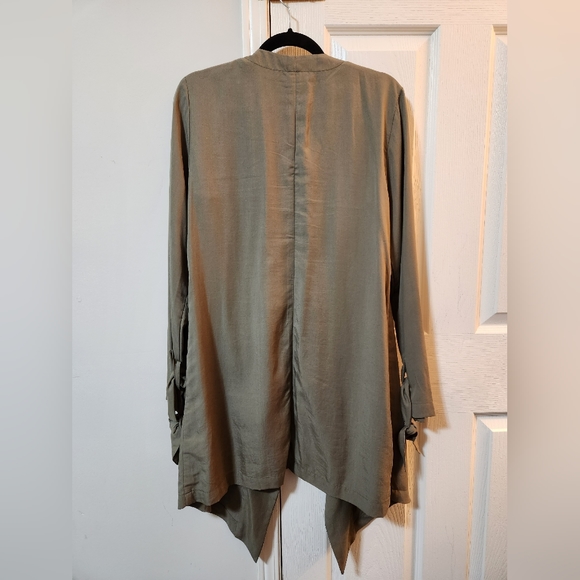 Matteson Waterfall Drape Open Front Jacket - Picture 2 of 3